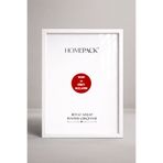 HOMEPACK 50X70 CM Beyaz Ahşap Çerçeveli Poster Çerçevesi, Boş Çerçeve, BEYAZ-ÇERÇEVE-50X70