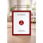 HOMEPACK Kalın 40x50 Kırmızı Çerçeveli Poster Çerçeve, Boş Çerçeve, Kalın Çerçeve KIRMIZI-KALIN