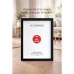 HOMEPACK Kalın 70x100 Siyah Çerçeveli Poster Çerçeve, Boş Çerçeve, Kalın Çerçeve SİYAH-KALIN