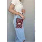 Homepella Bag's Kadın Kapitone Zincir Askılı Omuz Çantası - Bordo