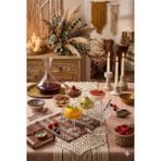 Homerest Bohem Ayaklı Tatlı Kasesi ve Dondurmalık Şık Sunum Kadehi Çeyizlik Vintage Dekoratif Çok Amaçlı Kupa