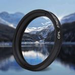 Homeriy 37 mm Dairesel Polarizör Lens Filtresi Koruyucu Kapaklı Xiaomi Yi 4K 4k + Lite Aksiyon Kamerası Fotoğraf Aksesuarı