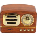 Homeriy FT-BT11 Ahşap Şeftali Rengi Plus Plastik Bluetooth Hoparlör Kutusu