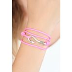 HomeStore Pembe Renk Gümüş Metal Kancalı Bayan Çoklu Bileklik