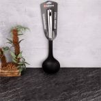 HomeTarz 31 cm Silikon Metal Saplı Kepçe Mutfak Kepçesi