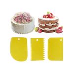 HomeTarz 3'lü Set Silikon Hamur Kesici Doğrayıcı Kazıyıcı Spatula