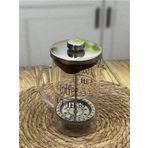 HomeTarz 600 ml Bambu French Press Çay Bitki Filitre Kahve Demlik