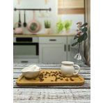 Hometarz Bambu Yağdanlık Dekoratif Sunumluk Çerezlik Tepsisi