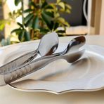 HomeTarz Inox Paslanmaz Çelik 21 cm Salata Servis Maşası