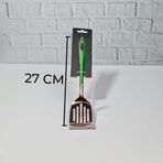 Hometarz Lüx Metal Gold Sos Spatula Paslanmaz Çelik Yeşil