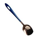Hometarz Metal Gold Lüx Sos Spatula Paslanmaz Çelik Mavi
