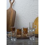 Hometarz Pearl Çay Seti - 6'lı Çay Bardağı Takımı - 6 Parça, 180 ml - Şeffaf