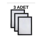 Hometaş Ev Ürünleri 3 ADET A4 21X30 FOTOĞRAF ÇERÇEVESİ DİPLOMA SERTİFİKA ÇERÇEVESİ MASAÜSTÜNE UYGUN DUVARA ASILABİLİR