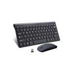 Hometech Alfa 10TX Pro 10.1" Tablet Uyumlu Kablosuz Taşınabilir Q Klavye Ve Mouse Set Siyah