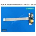 Hometech Alfa 140A Usb Soket Ses Soketi Sd Kart Okuyucu