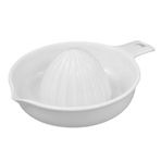 Hometeq 14 cm Plastik Saplı Manuel Limon Sıkacağı Meyve Suyu Turunçgiller Limon Portakal Çıkarıcı Ev için Beyaz Temel Taze Meyve Suyu Araçları