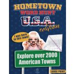 Hometown Word Hunt U.S.A. edition : Nostalgic Good Old American Town / City Word Search Puzzle Book: Gift for Vacation, Free Times and Holidays | ... + Curious and Fun Facts for Seniors, Adults