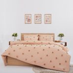 Homewell Grasse Özel Tasarım Nevresim Takımı Çift Kişilik Kahve - 200 x 220 cm - Kahverengi
