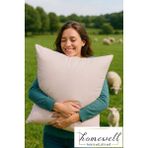 Homewell Saf Ingiliz Yünü Hipoalerjenik Ekstra Kılıflı Yastık Pembe - 50 x 70 cm