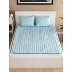 Homewell Saf Ingiliz Yünü Hipoalerjenik Yıkanabilir Tek Kişilik Pedi Topper Mint - 100 x 200 cm