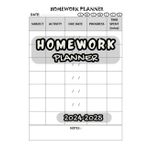 Homework Planner 2024-2025: Stay Organized with Our Daily Assignment Tracker for Students - 110 Pages of Structured Space in an 8.5 x 11 Inch Logbook for Middle-School, High-School & College Success