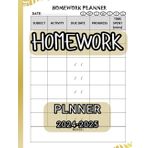 Homework Planner 2024-2025: Undated Daily Assignment Tracker for Students - 110 Pages, 8.5 x 11 Inch Logbook for Middle-School, High-School, and ... Stay Organized & Manage Homework Effectively