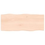Homgoday 100 x 40 cm masif bitmemiş meşe masa üstü, canlı kenar yerine sehpa, yemek masası, masaüstü yüzeyi için, dayanıklı, şık, çok yönlü