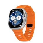 Homies Smart Watch - Akıllı Saat, 8. Nesil Max 2.0 Inc Ips Ekran, Konuşma Özellikli, Ios-Android Uyumlu Gümüş,ELAHWSE1711C4