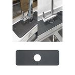 homika dekorasyon Su Emici Sihirli Lavabo Kenar Matı 38x13 cm Musluk Altı Kurulama Mutfak Banyo Evye Su Tutucu Mat