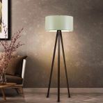 Homing Ahşap Gövdeli Lambader Natural Çizgili Başlık - Naturel