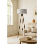 HOMİNG Gri Kumaş Tripod Lambader 242338