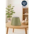 HOMİNG Haki Yeşil Abajur Başlığı 22 cm