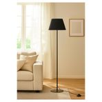 HOMİNG Homing Mono Design Metal Lambader Siyah-Kumaş 152 cm