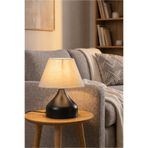 HOMİNG Milano Metal Gövdeli Krem Başlık Abajur Ayd-3127