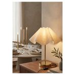 HOMİNG Viora Modern Keten Kumaş Abajur