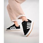 Homiro Unisex Ortopedik Spor Sneaker Ayakkabı Siyah-Beyaz Düz Tabanlı Rahat Kullanım 38 Numara - Siyah - Beyaz