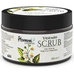 Homm Life Yaseminli Yeşil Çaylı 250 ml Bitki Tanecikli Scrub