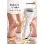 Homnova Elektrikli Ayak Törpüsü Şarjlı | Çatlak Topuk Giderici Profesyonel Pedikür Seti