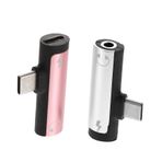 Homoyoyo 2 Adet Adaptör kulaklık aksesuarları masa lambaları için kırmızı abajurlar type-c kulaklık dönüştürücü Type-c şarj dönüştürücü tip-c kulaklık dönüştürücü kulaklık şarj dönüştürücü
