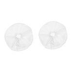 Homoyoyo 2 Adet Masa Fanı Koruması Fan Güvenlik Ağı Ev Için Fanlar Hayranlar Tarafından Seslendirme Elektrikli Fan Ön Kapağı Ev Hayranı Beyaz Polyester Sıkışma Önleyici Masa Pervanesi Çocuk