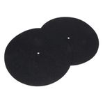Homoyoyo 2 disk oynatıcı kayıt matı plak çalar pedi anti-statik yün hasır viniller pikap disk mat kayıt mat çok renkli Aksesuarlar keçe yastığı Vinil Kayıtlar 27c CD çalar