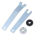 Homoyoyo 4 Adet Açılı Taşlama Anahtarı Güç Aracı Parçaları Metal Öğütücü Anahtarı Anahtarı Açılı Taşlama Flanş Somunu Metal Kilit Açılı Taşlamalar Ceviz Kızarmak Karbon Çelik Ayarlanabilir