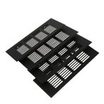 Homoyoyo 4 Adet havalandırma ağı dekoratif kat sicil kabin havalandırma ızgarası dekorasyon home decor aksesuarları mobilya metal egzoz havalandırma egzoz çıkışı alüminyum Kayıt ol