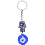 Homoyoyo Hamsa Nazar Anahtarlık Türk Mavi Göz Araba Asılı Süsleme Yunan Muska Feng Shui Charm Kolye Sırt Çantası Için Dikiz Aynası