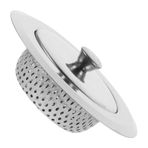 Homoyoyo lavabo süzgeci lavabo tıpa tıpa mutfak drenaj için mutfak lavabo tapaları Mutfak lavabo filtresi Su gideri süzgeci paslanmaz çelik lavabo filtresi mutfak lavabo drenaj sepeti