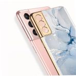 Homoyoyo Şık Telefon Kılıfı telefon kılıfı menorah doğum günü hediyesi mumluk cam telefon kapağı desen telefon kabuğu telefon düşme önleyici telefon kabuk mermer kılıf S21