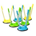 Hompon Dondurucu Çanta Tutucu Stand/Kilitli Çanta Tutucu Stand/Yemek Planlama/Dolum İçin Hazırlık Torbası Tutucuları, 6 Paket/6 adet