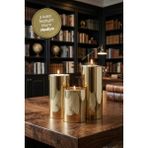 Homprime 3’lü Gold Krom Mumluk Seti Parlak Yüzey Dekoratif Tealight Mumluk Ev Dekorasyonu - Altın