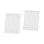 HOMSFOU 24 Adet Tel Testere U-şekilli Testereler Kendin Yap Bıçakları Testere Bıçakları U-şekilli Testere Aksesuarları Yapboz Aksesuarları Spiral Testereler Mini 45# Çelik Sarmal Bıçak