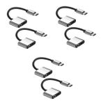 HOMSFOU 3 Adet 2 1 tip kablo type-c kulaklık dönüştürücü type-c dönüştürücü şarj adaptörü kulaklıklar adaptörler tip-c adaptörü c tipi adaptör 3,5 mm USB şarj cihazı